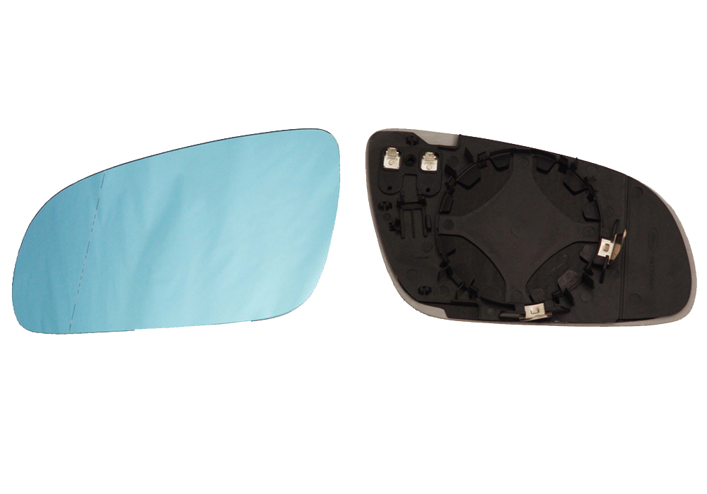 PIASTRA RETROVISORE SINISTRO TERMICO-ASFERICO-AZZ.