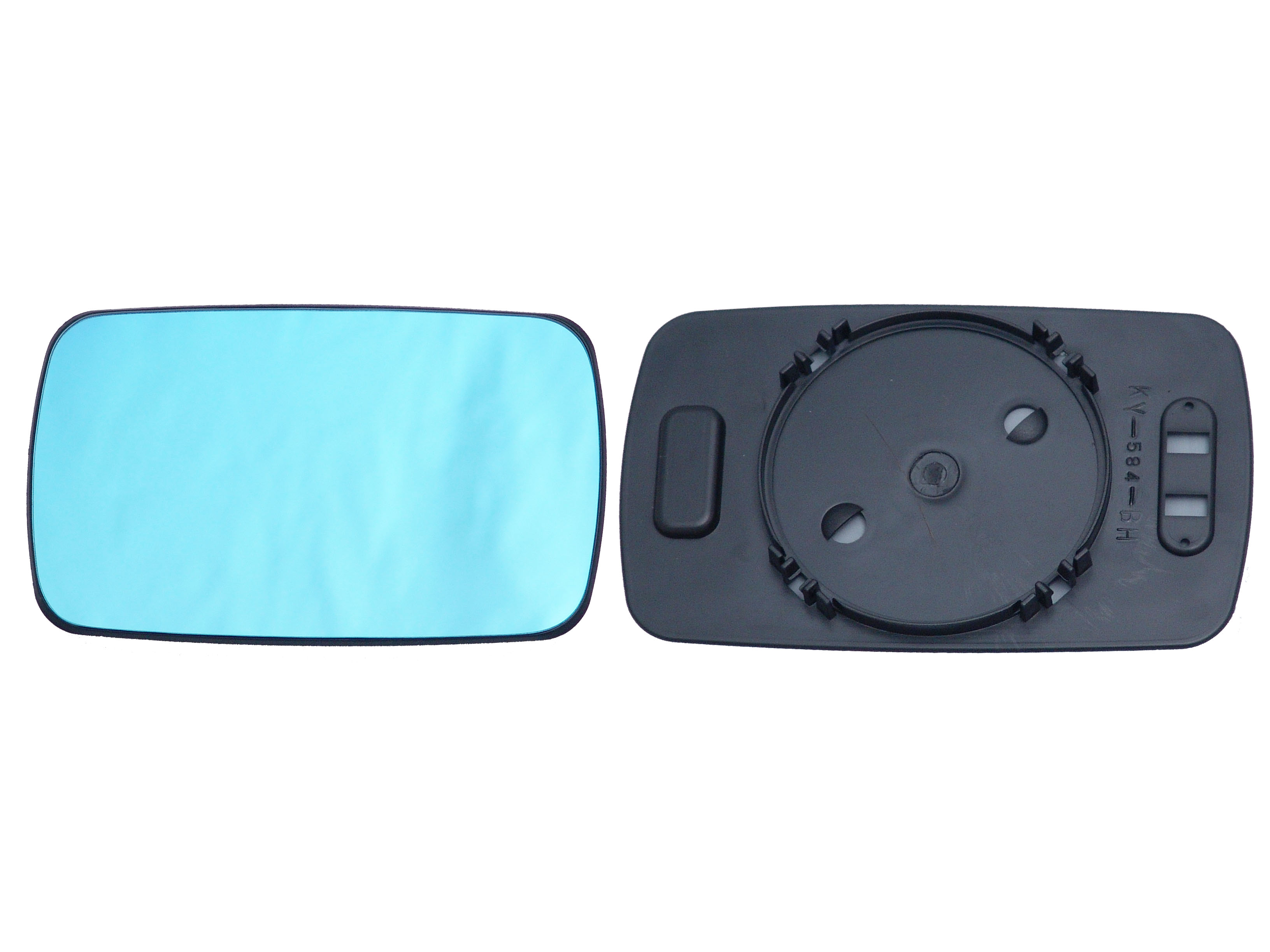 PIASTRA RETROVISORE SINISTRO TERMICO-PIANO-AZZ.