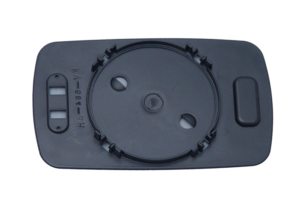 PIASTRA RETROVISORE SINISTRO ASFERICO-AZZ.