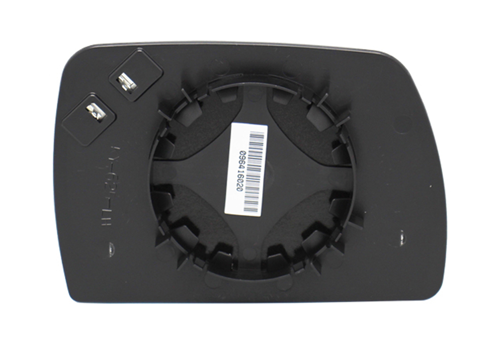 PIASTRA RETROVISORE SINISTRO TERMICO-ASFERICO-AZZ.