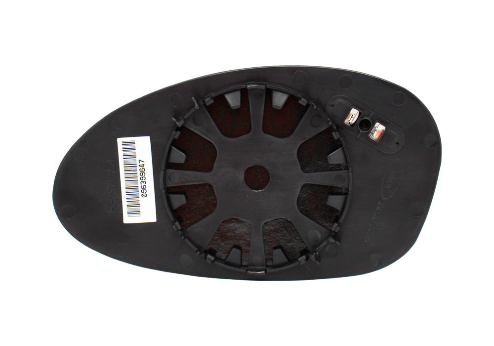 PIASTRA RETROVISORE DESTRO TERMICO-CURVO