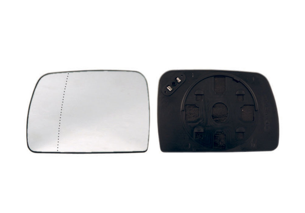 PIASTRA RETROVISORE SINISTRO TERMICO-ASFERICO-AZZ.