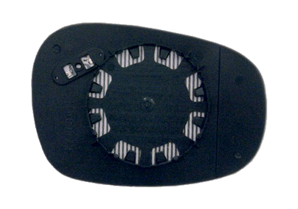 PIASTRA RETROVISORE SINISTRO TERMICO-ASFERICO-AZZ.