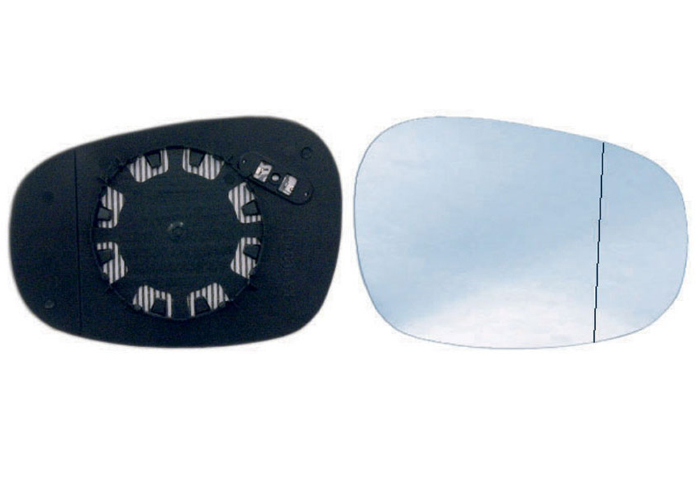 PIASTRA RETROVISORE DESTRO TERMICO-ASFERICO-AZZ.