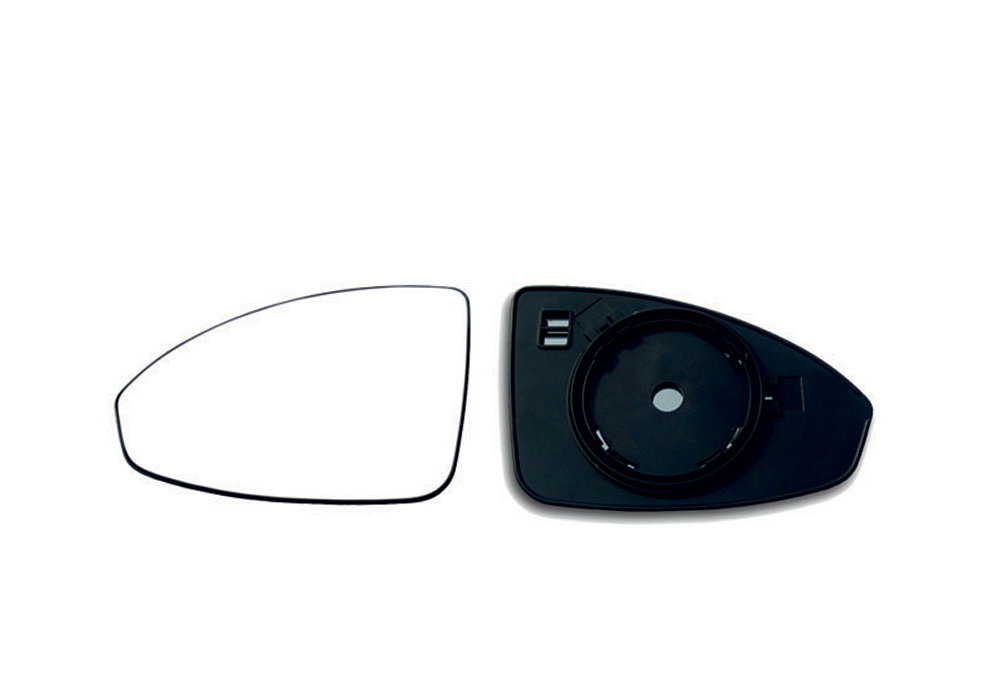 PIASTRA RETROVISORE SINISTRO CURVO