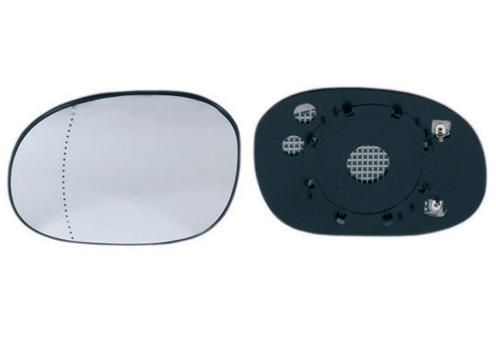 PIASTRA RETROVISORE SINISTRO TERMICO-ASFERICO