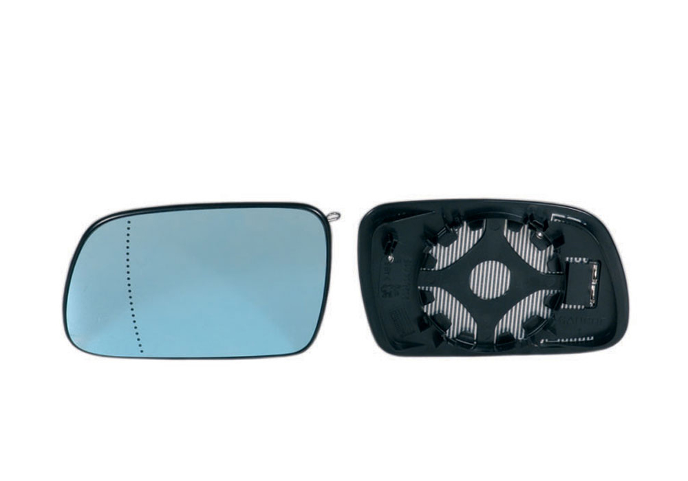 PIASTRA RETROVISORE SINISTRO TERMICO-ASFERICO-AZZ.
