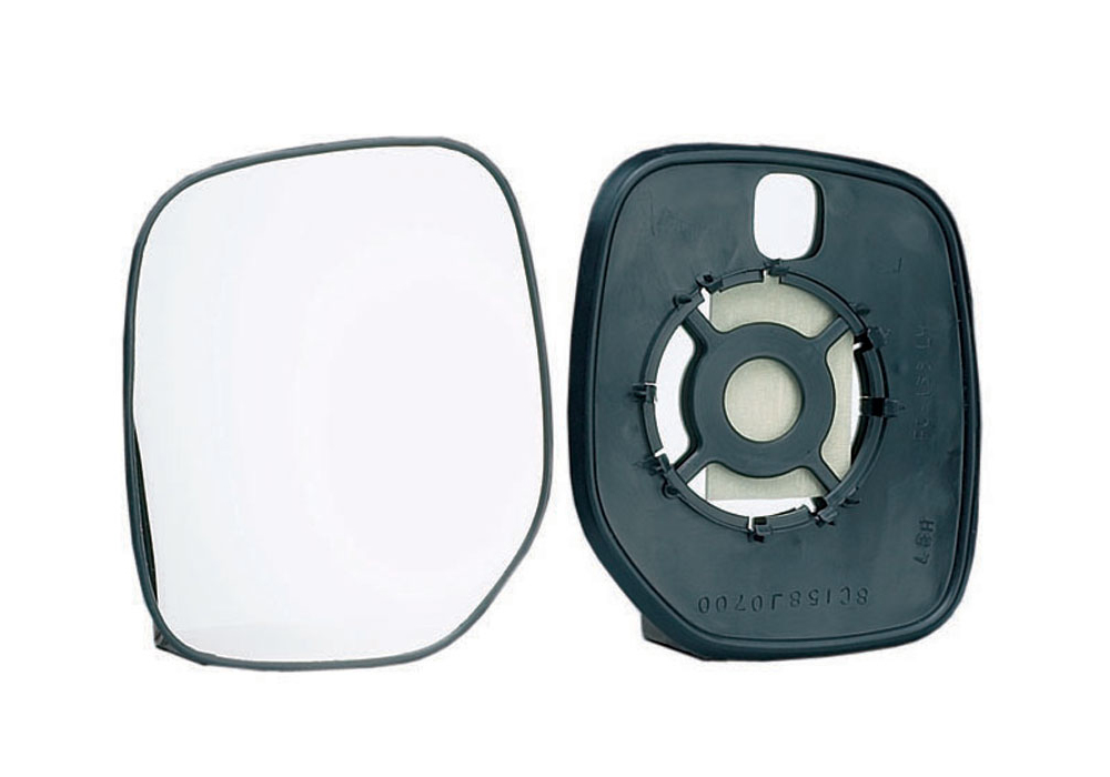 PIASTRA RETROVISORE SINISTRO CURVO