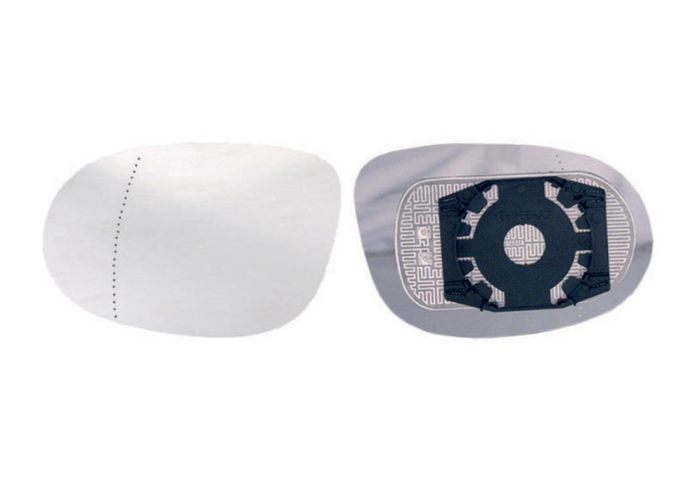 PIASTRA RETROVISORE SINISTRO TERMICO-ASFERICO