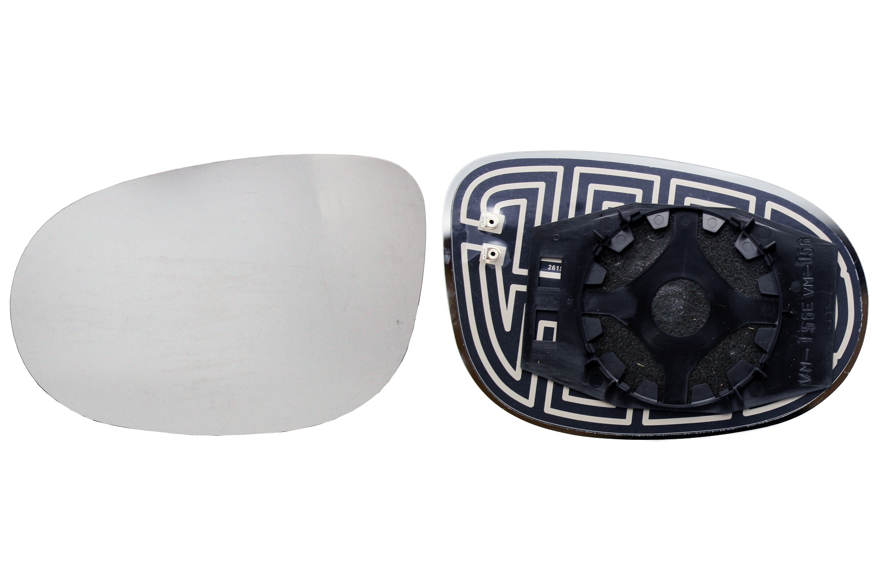 PIASTRA RETROVISORE SINISTRO TERMICO-CURVO