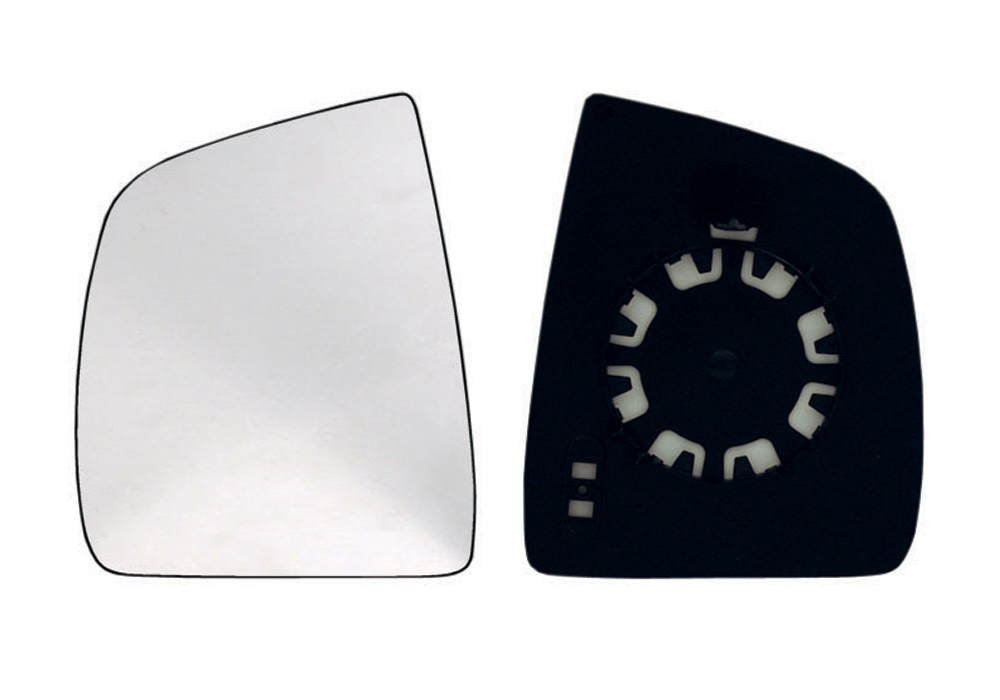 PIASTRA RETROVISORE SINISTRO CURVO