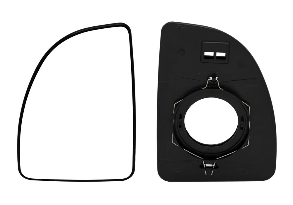 PIASTRA RETROVISORE SINISTRO CURVO