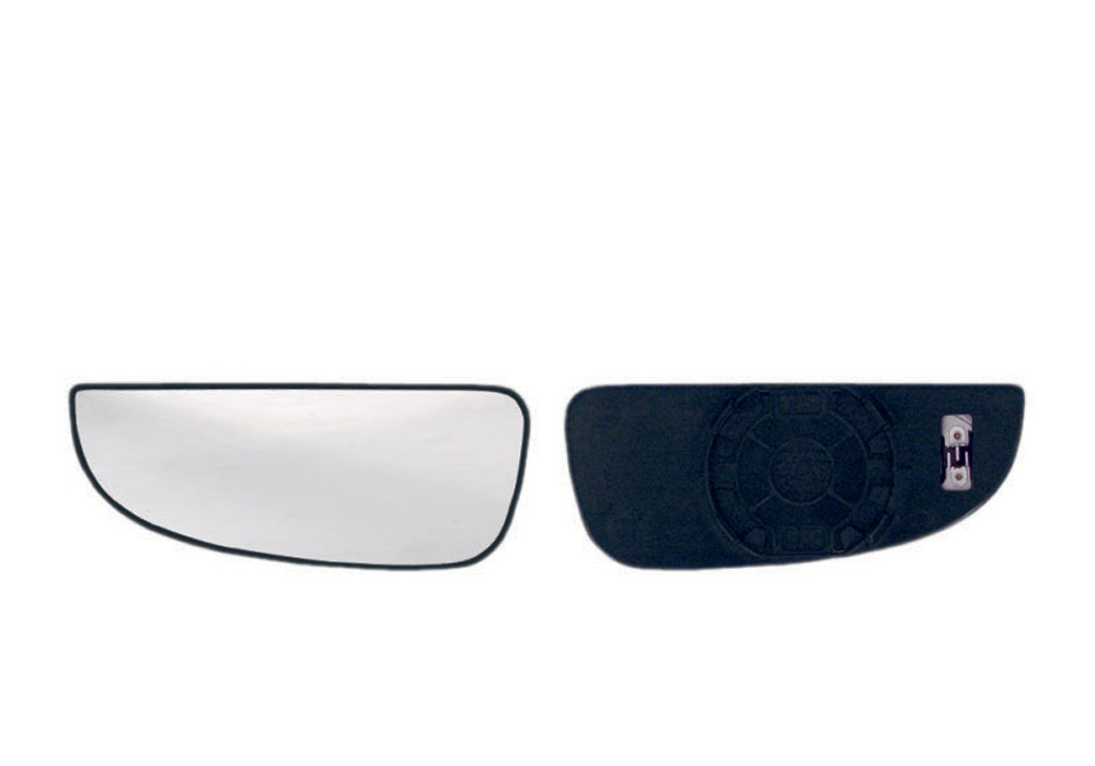 PIASTRA RETROVISORE SINISTRO TERM.-CURVO-GRANDANG.