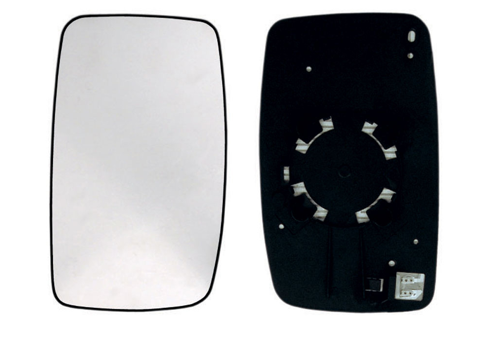 PIASTRA RETROVISORE SINISTRO TERMICO-CURVO