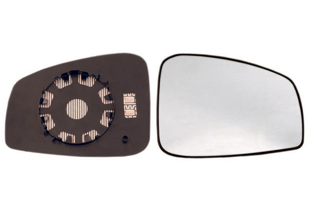 PIASTRA RETROVISORE DESTRO TERMICO-CURVO-AZZ.