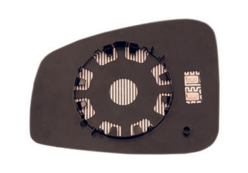 PIASTRA RETROVISORE DESTRO TERMICO-CURVO-AZZ.