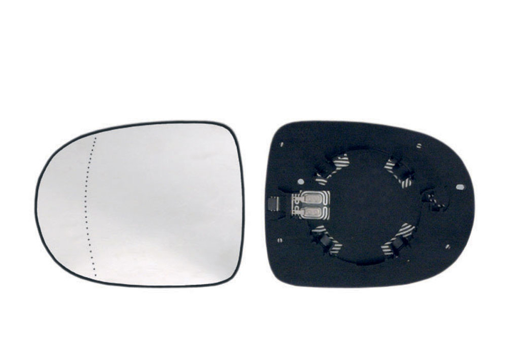 PIASTRA RETROVISORE SINISTRO-DESTRO TERM.-ASFERICO