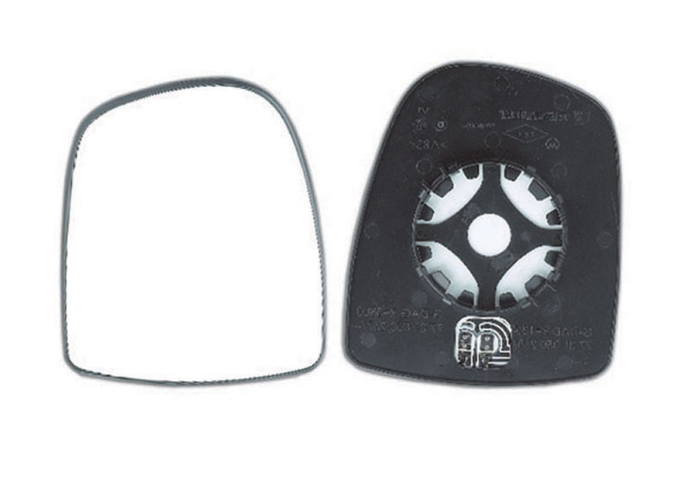 PIASTRA RETROVISORE SINISTRO TERMICO-CURVO