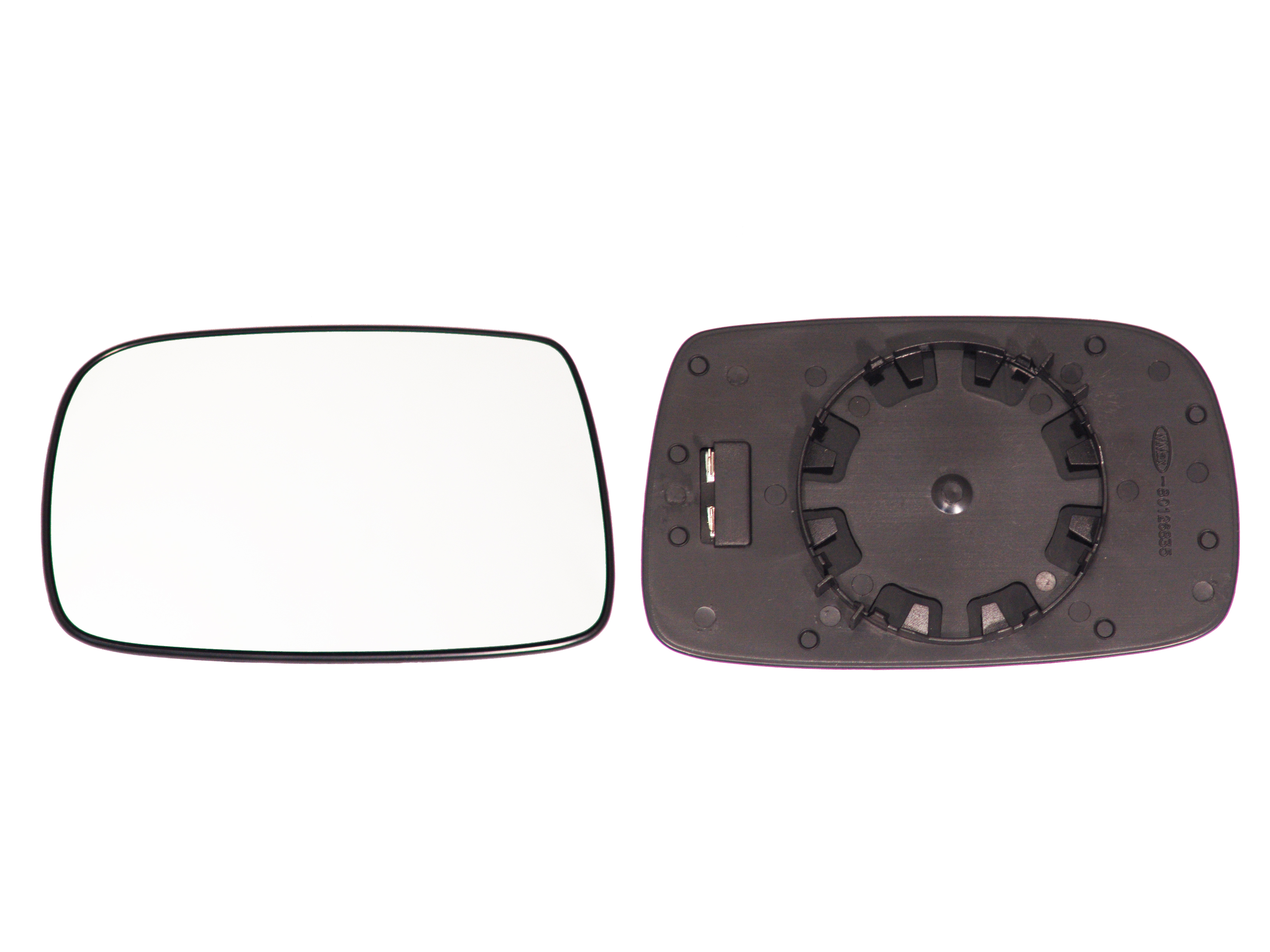 PIASTRA RETROVISORE SINISTRO TERMICO-CURVO