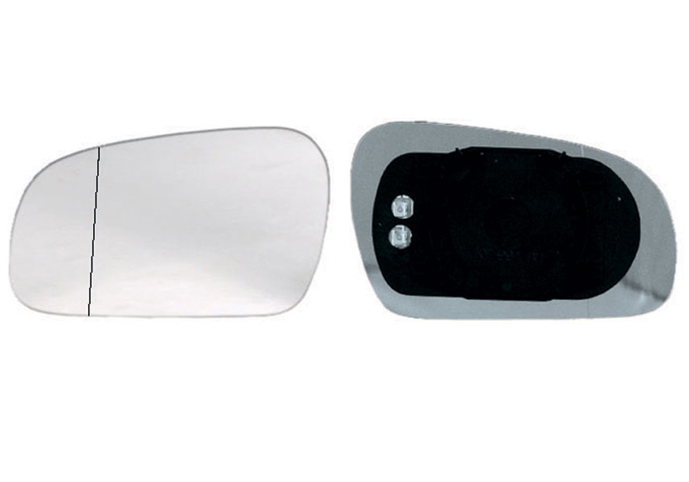 PIASTRA RETROVISORE SINISTRO ASFERICO