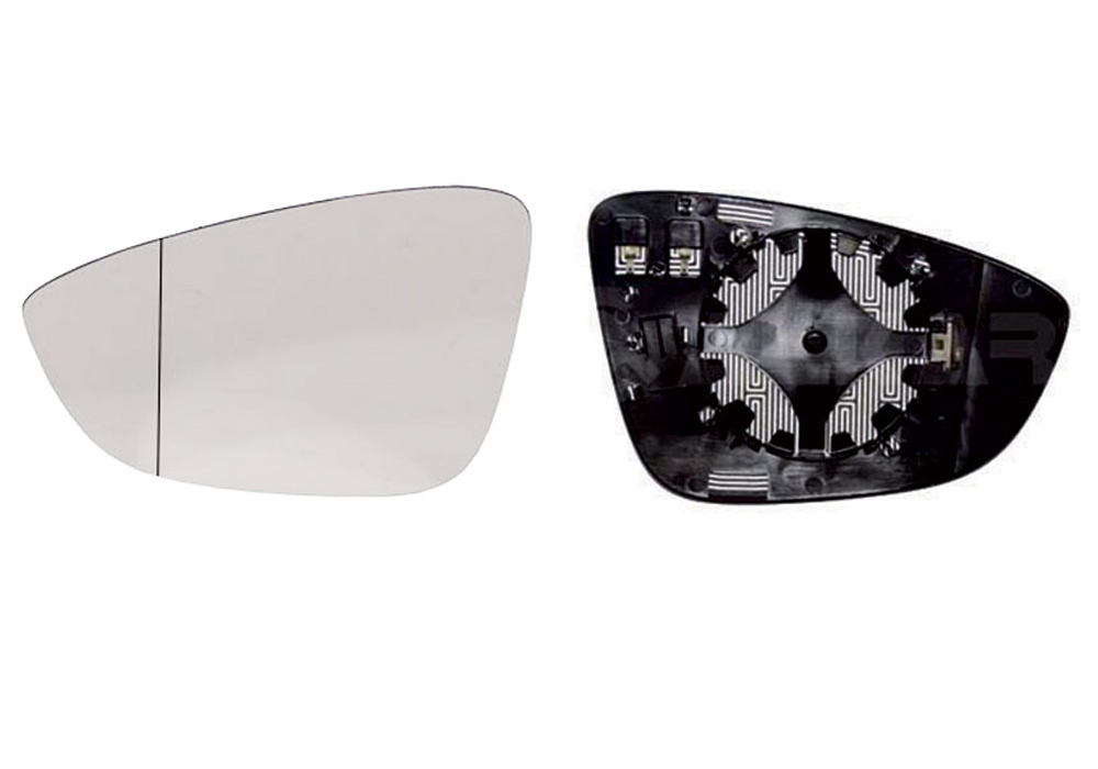 PIASTRA RETROVISORE SINISTRO TERMICO-ASFERICO