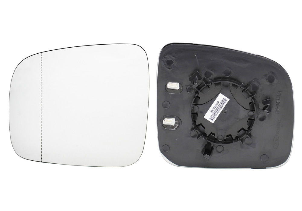 PIASTRA RETROVISORE SINISTRO TERMICO-ASFERICO