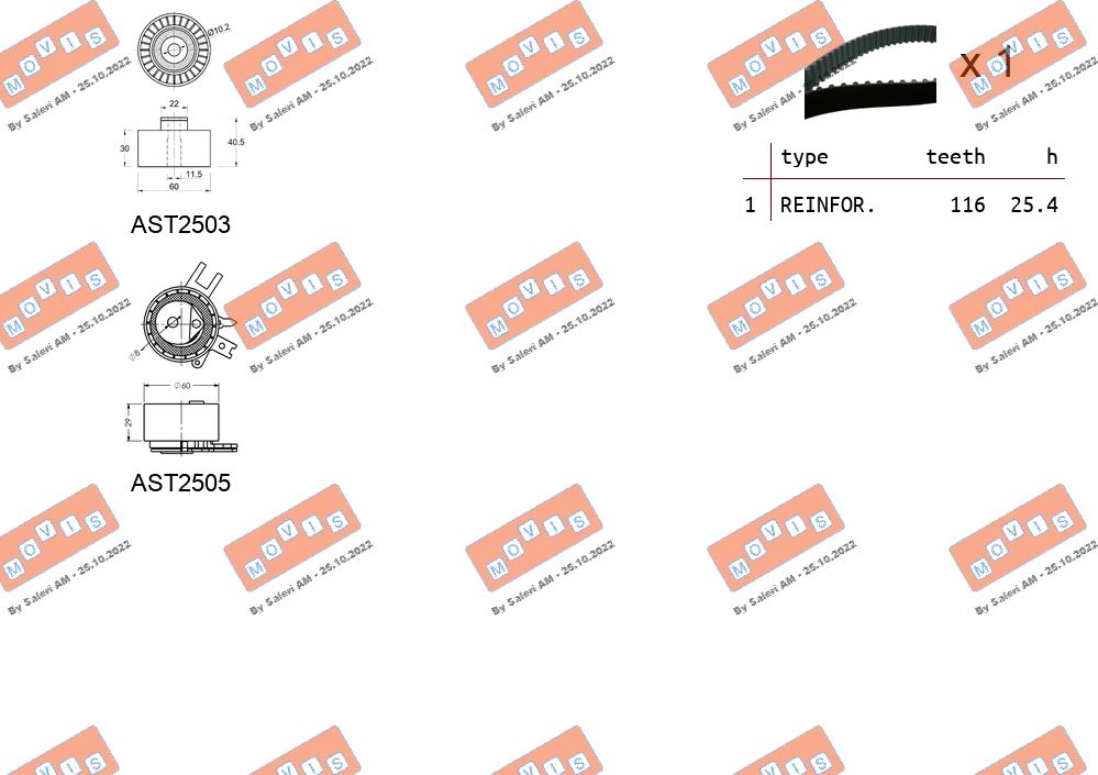 KIT TENDICINGHIA DISTRIBUZIONE