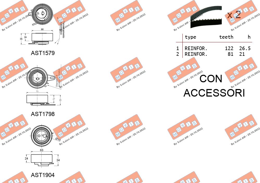 KIT TENDICINGHIA DISTRIBUZIONE