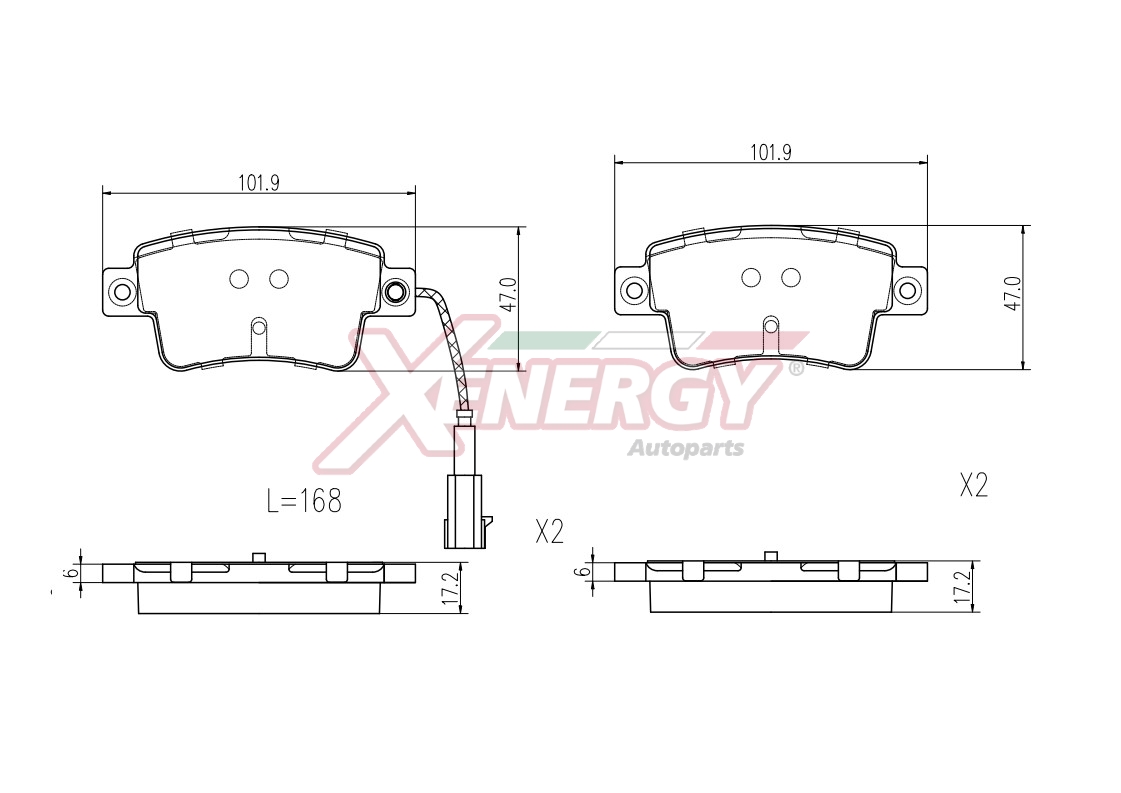 PAST.FRENO FIAT PUNTO EVO/GRANDE PUNTO(199)