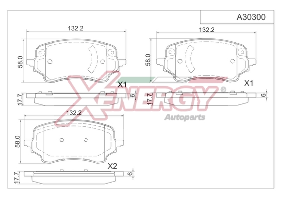 PASTIGLIA FRENO FORD PUMA