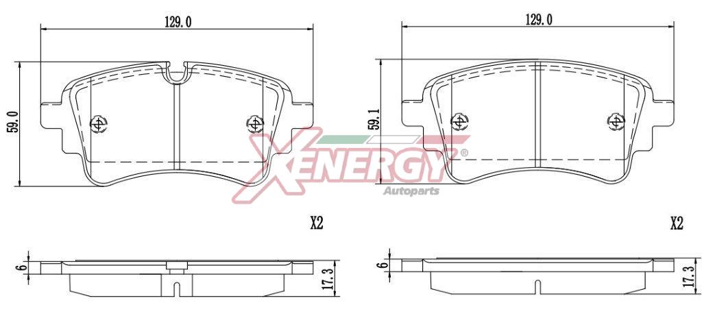 PASTIGLIA FRENO AUDI A4 ALLROAD, A4 B9, A5