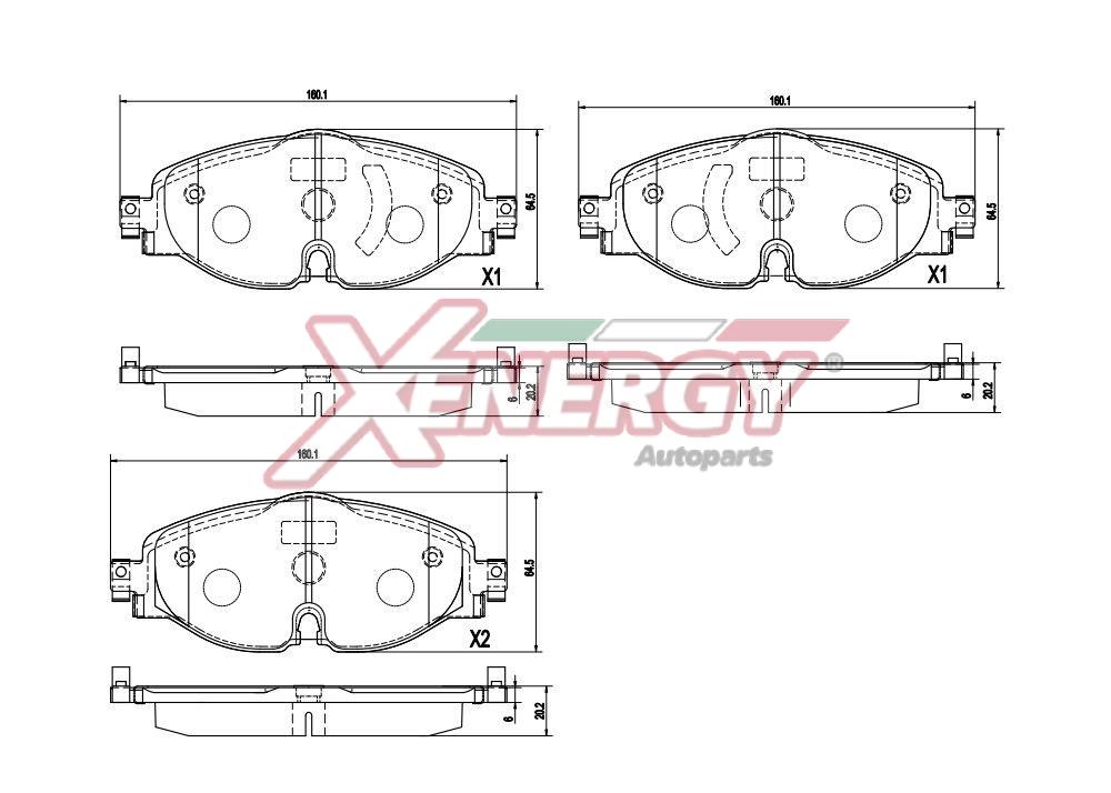 Pastiglie freno AP XENERGY X41438