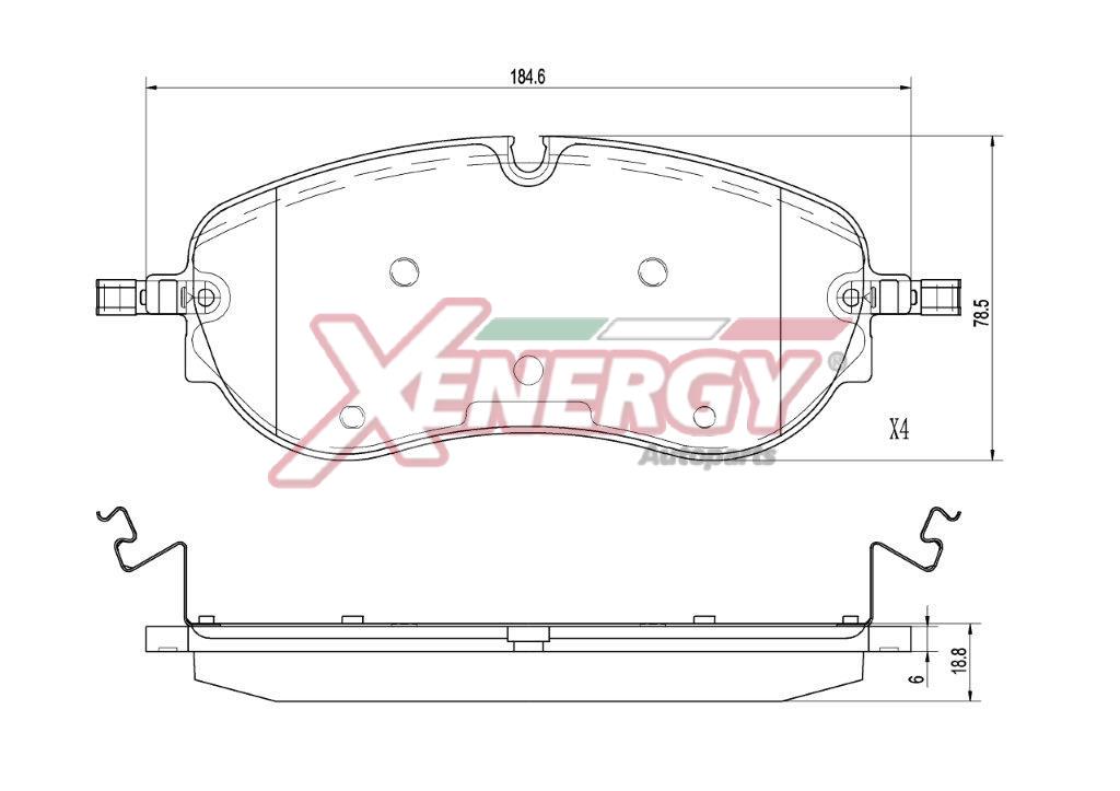 Pastiglie freno AP XENERGY X41440