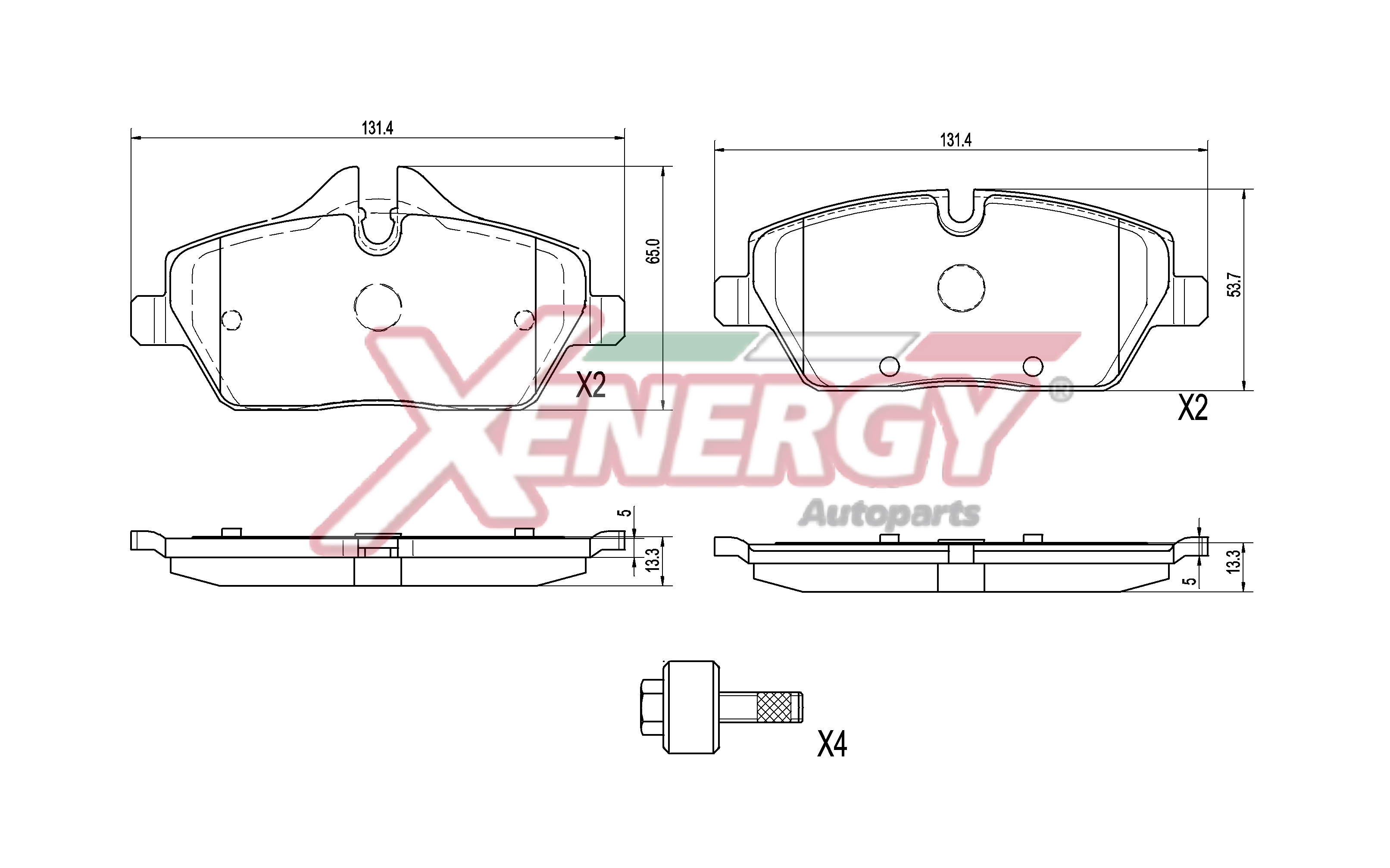Pastiglie freno AP XENERGY X41442