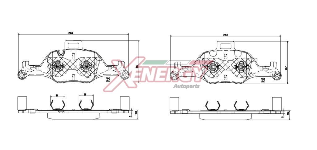 Pastiglie freno AP XENERGY X41443