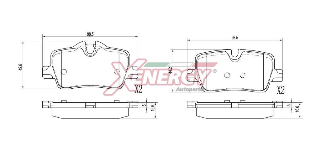Pastiglie freno AP XENERGY X41444
