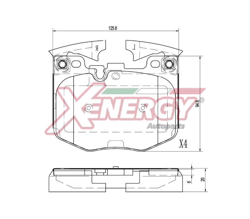 Pastiglie freno AP XENERGY X41446