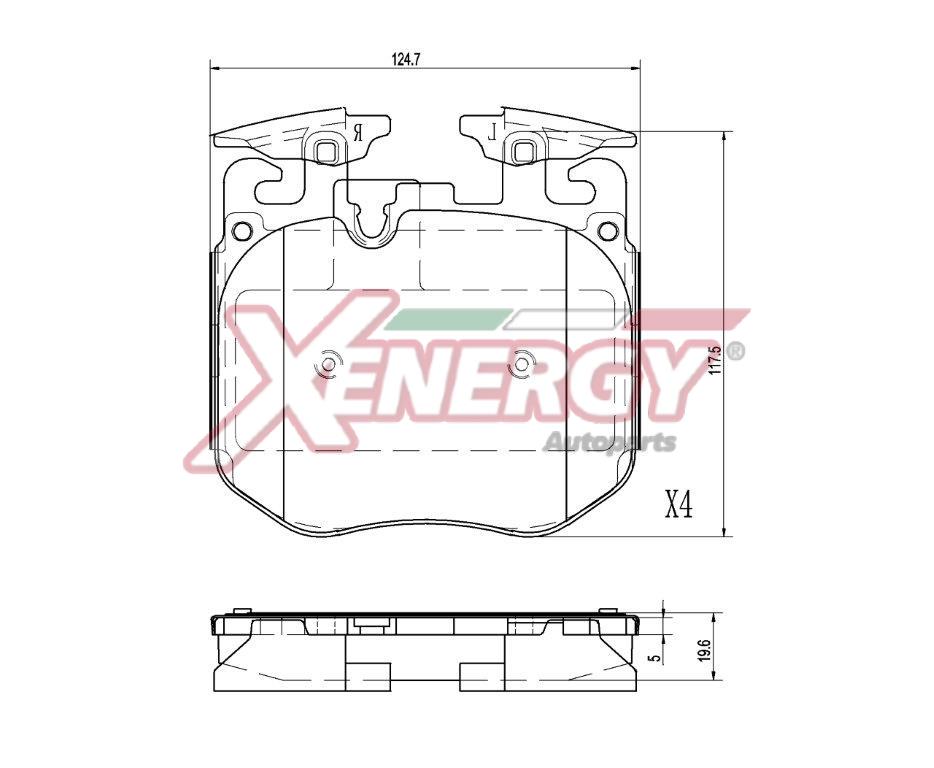 Pastiglie freno AP XENERGY X41447