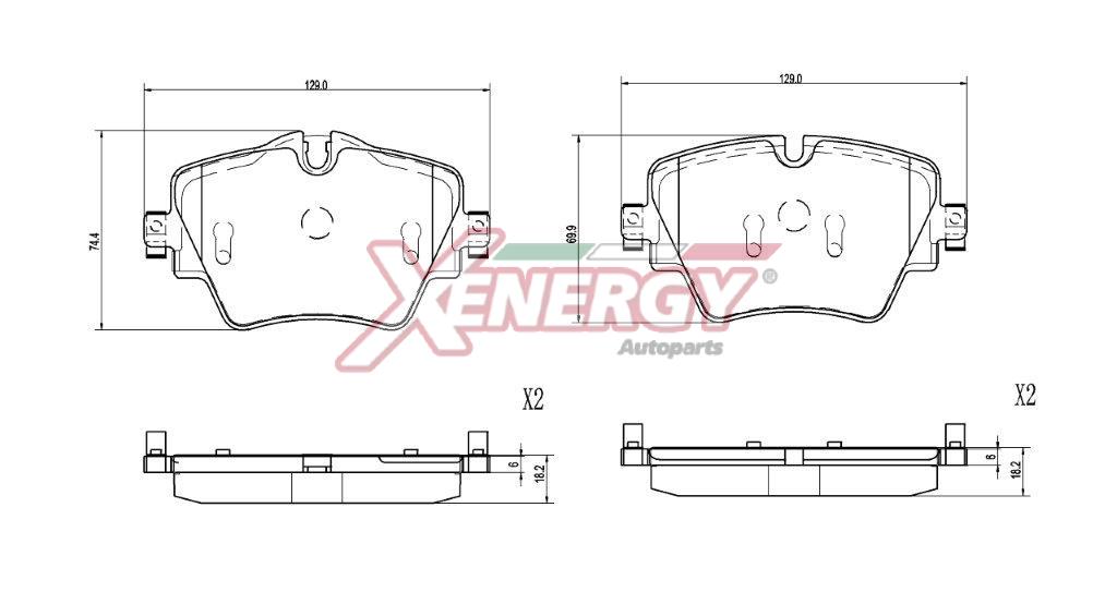 Pastiglie freno AP XENERGY X41448