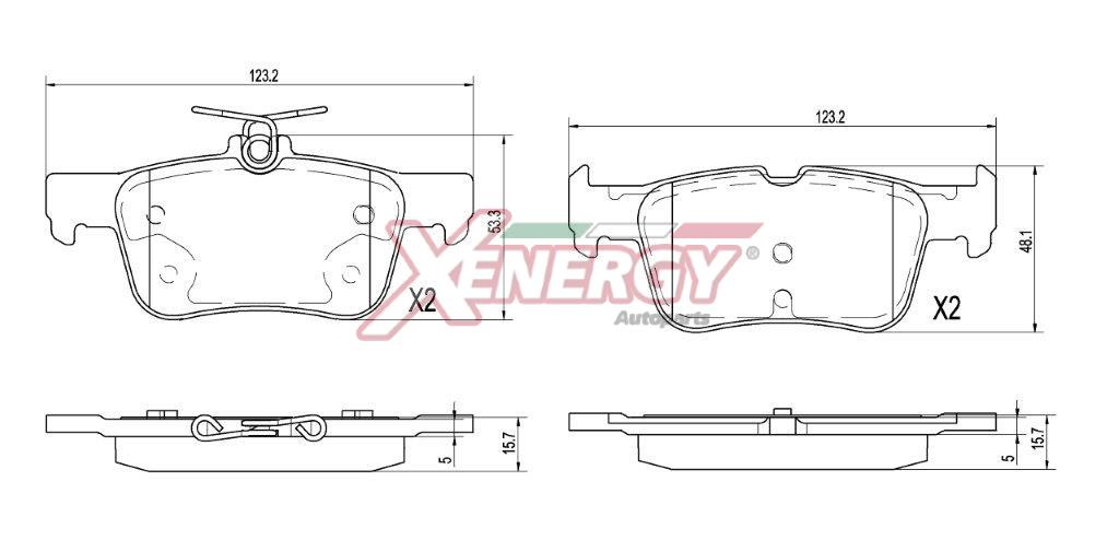 Pastiglie freno AP XENERGY X41452