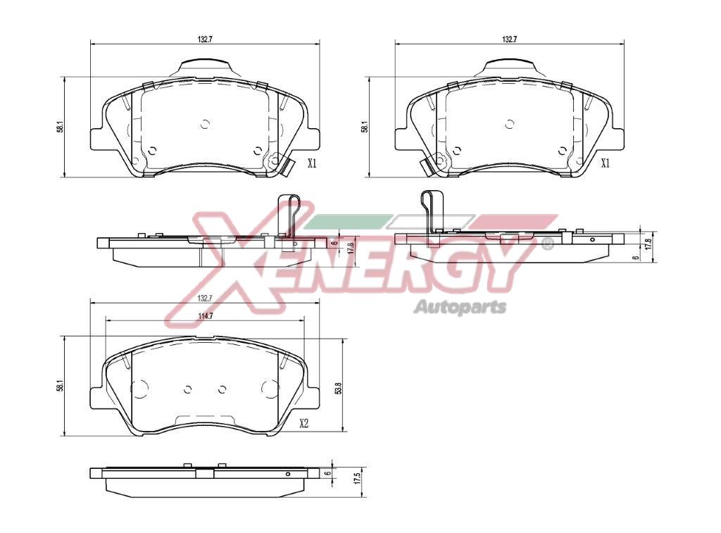 Pastiglie freno AP XENERGY X41454