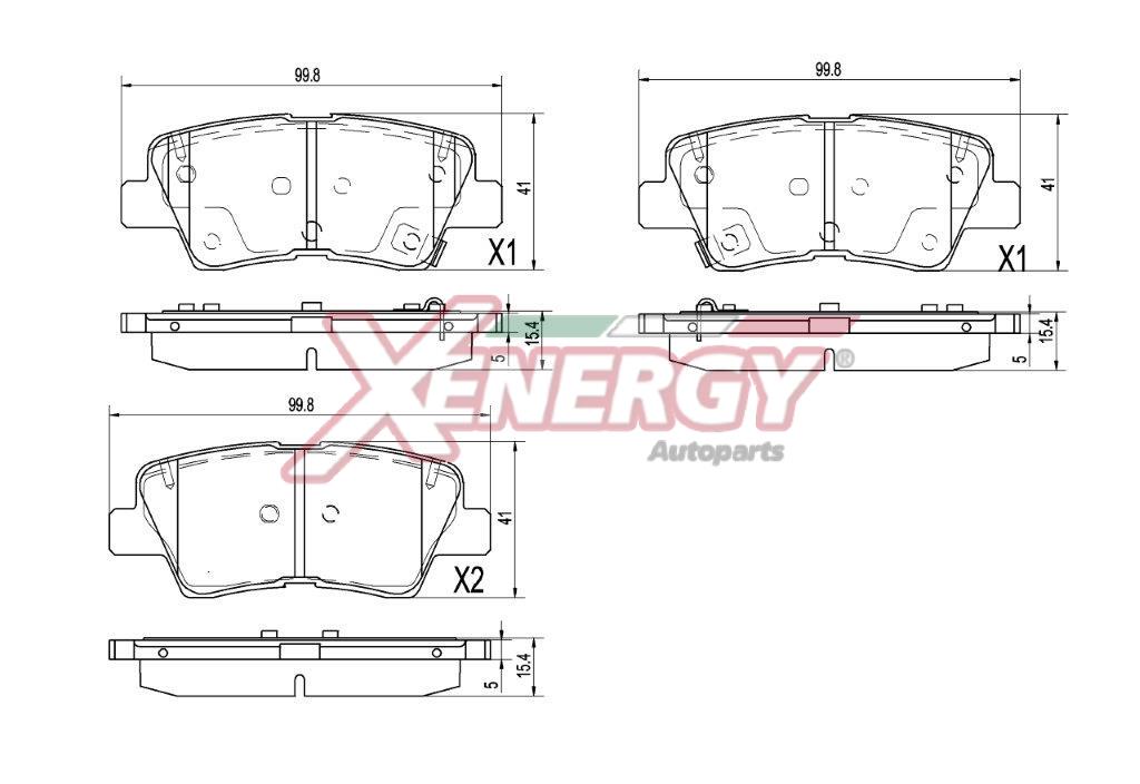 Pastiglie freno AP XENERGY X41455