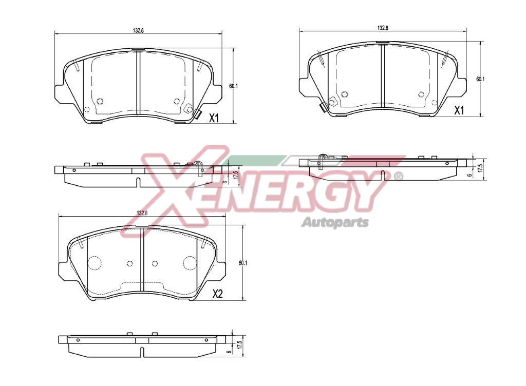 Pastiglie freno AP XENERGY X41456