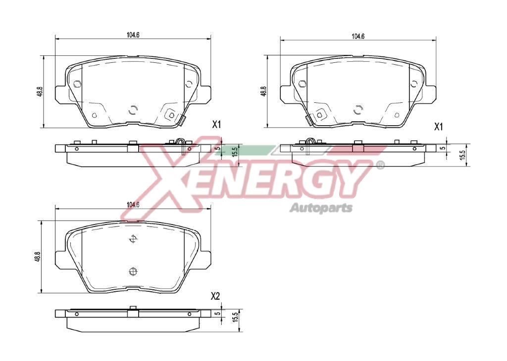 Pastiglie freno AP XENERGY X41457