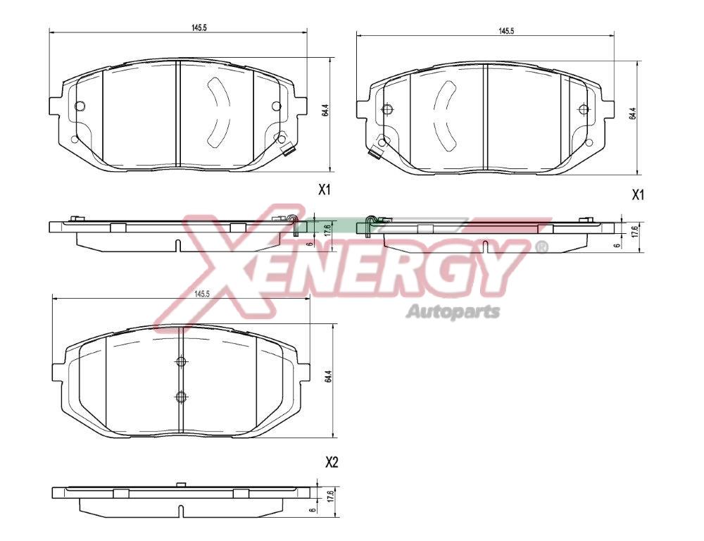 Pastiglie freno AP XENERGY X41460