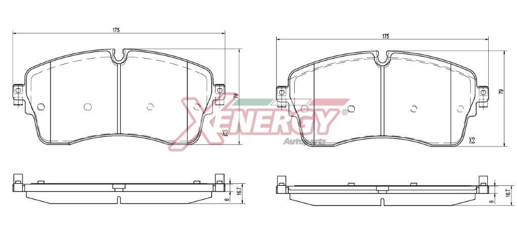Pastiglie freno AP XENERGY X41465