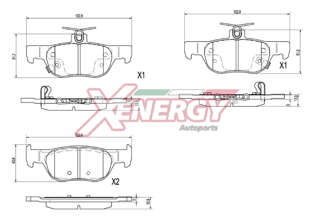 Pastiglie freno AP XENERGY X41466