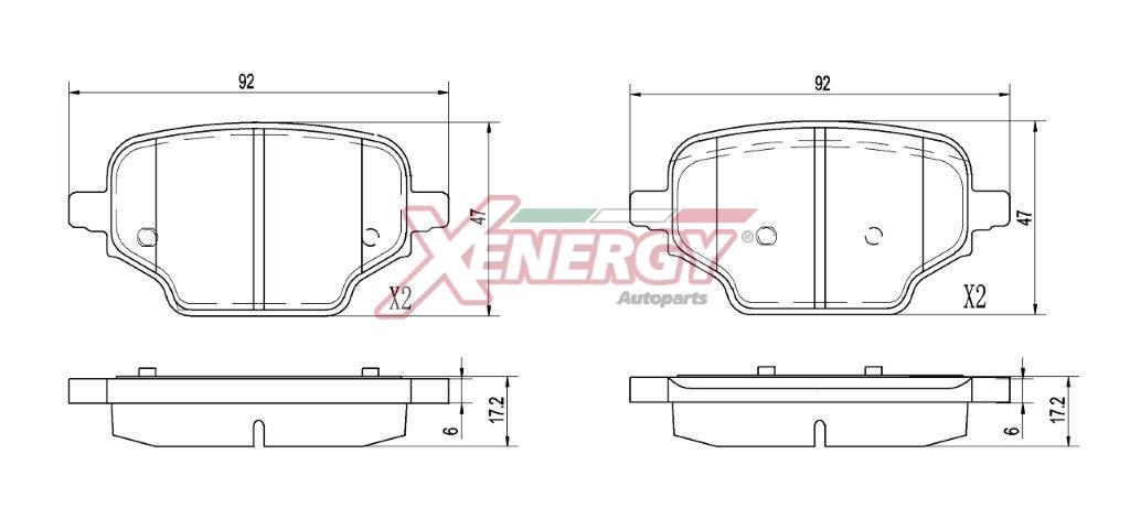 Pastiglie freno AP XENERGY X41472