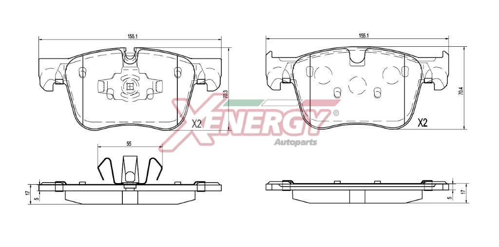 Pastiglie freno AP XENERGY X41473