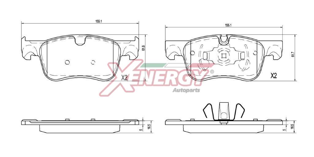 Pastiglie freno AP XENERGY X41474